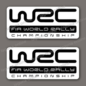 ☆即納☆　WRC 世界ラリー選手権　ステッカー　デカール　並行輸入 3