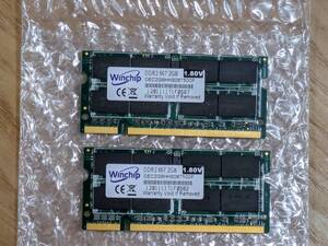 Winchip DDR2 667 2GB x 2枚