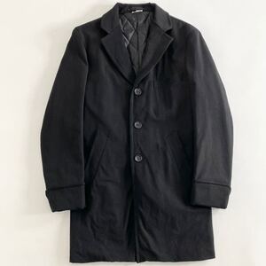 37L23 COMME des GARCONS HOMME DEUX コムデギャルソン オムドゥ AD2019 チェスターコート ロングジャケット XS ブラック アウター