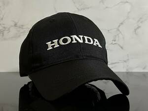 【未使用品】432KF クール★HONDA ホンダ キャップ 帽子 CAP ファンにも嬉しい合わせ易いクールなブラックにホワイトロゴ！《FREEサイズ》