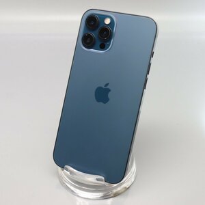 Apple iPhone12 Pro Max 128GB Pacific Blue A2410 MGCX3J/A バッテリ88% ■au★Joshin(ジャンク)9656【1円開始・送料無料】