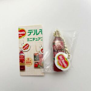 ガチャ　デルモンテ　ミニチュアコレクション　マスコット　リコピンリッチ　トマト飲料　ドール小物