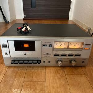 TEAC カセットデッキ ステレオカセットデッキ ティアック オーディオ機器 STEREO 通電確認済み