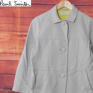 ポールスミスPaul Smith PAUL■リネン混 コットン コート 無地■■グレー系 ※NK3n17315