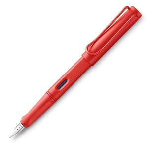 万年筆 ラミー LAMY EF 極細字 サファリ ストロベリー L20SB-EF 両用式 限定色 正規輸入品/6218/送料無料