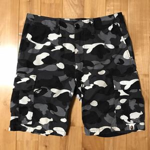 ★蓄光★ city camo カーゴ ハーフパンツ Sサイズ ショーツ a bathing ape bape shorts エイプ ベイプ アベイシングエイプ 迷彩 2123