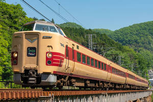 鉄道 デジ 写真 画像 381系 国鉄色 特急やくも 95