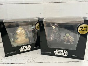 ■ 未開封品 ディズニー スターウォーズ STAR WARS ペアボックス賞 23 25 2個セット ヨーダ ボバフェット ★