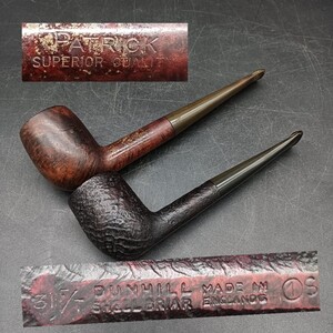 【A1102】ダンヒル DUNHILL SHELL BRIAR PATRICK SUPERIOR QUALITY イギリス製 パイプ喫煙具 キセル 喫煙具 骨董品 アンティーク 時代品