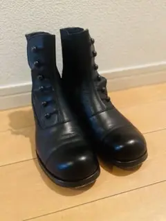 BUTTONED SIDEGORE BOOTS(BLACK)