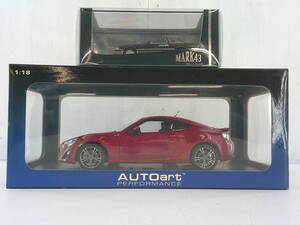 35■80/　AUTOART 1/18 TOYOTA GT 86、 HOBBY JAPAN MARK43 1/43 SOAREA　0117251