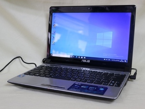 中古ノートパソコン ASUS UL20A-2X044V Windows10 U2300 2GB 320GB 12.1型ワイド Bluetooth カメラ内蔵 OS有 代引き可