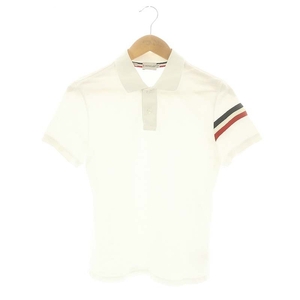 モンクレール MONCLER MAGLIA POLO MANICA CORT ポロシャツ カットソー 半袖 S 白 黒 赤 110918325200 /DO ■OS メンズ