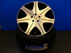 【送料無料】新品 国産 GOODYEAR RVF02【245/40R19 98W】BADX REVOLVER【19インチ 8J +45】エスティマ アルファード ヴェルファイア