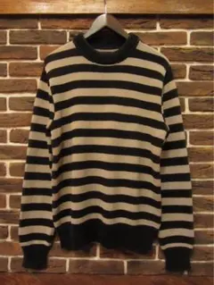 RRL BLACKINDIGO STRIPE SWEATER