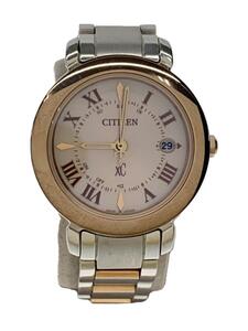 CITIZEN◆ソーラー腕時計/アナログ/ステンレス/GLD/SLV/H060-T025722