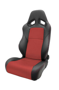 G-Bring スポーツ シートカバー レカロ RECARO SR-7F用(ブラック×センターレッド 品番 GBRC-001CR)