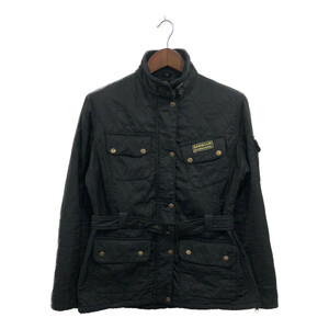 ■ Barbour バブアー INTERNATIONAL インターナショナル キルティング ジャケット アウター ブラック (レディース 14) P7927 1円スタート