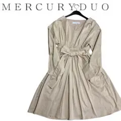 限定セール✨【極美品】MERCURYDUO ワンピース ひざ丈 フレア リボン