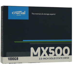 【新品訳あり(箱きず・やぶれ)】 crucial 2.5インチ 内蔵型 SSD MX500 CT1000MX500SSD1/JP 1TB [管理:1000015638]