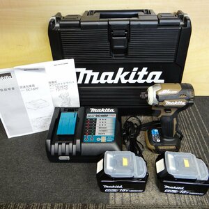 ◆ごえん堂◆展示品◆Makita/マキタ　充電式インパクトドライバ【TD171DGX AB】充電器付　バッテリ２個付◆8