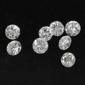 【１円スタート】天然ダイヤモンド0.78ct/8PC（ラウンカット2.7㎜～2.8㎜）ルース【W-311】