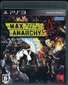 PS3〓マックス アナーキー 〓MAX ANARCHY