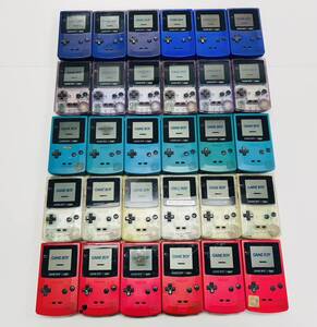 Nintendo Gameboy Color ニンテンドー ゲームボーイカラー 30台 まとめ売り 通電確認済み D-22