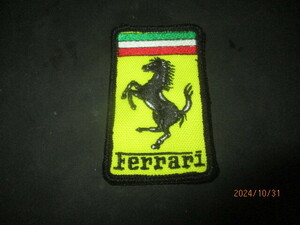 ■フェラーリ 純正 ワッペン 未使用 新品 95992875 76mm x 45mm Ferrari Patch レーシングスーツ ジャケット 送料110円定形郵便■