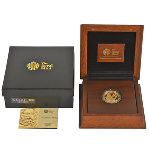 ロンドンオリンピック 100ポンド金貨 ジュピター 2011年 K22ゴールド 34.05g 金貨