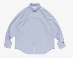 WTAPS 10 Button Down Oxford Shirt Blue L