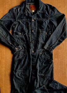 RRL デニムオールインワン 2nd type M 天然インディゴ つなぎ カバーオール ラルフローレンビンテージlvcリーバイスパンツ507