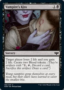 MTG ■黒/英語版■ 《吸血鬼の口づけ/Vampire