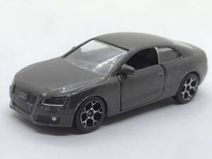 けB7★トミカサイズミニカー マジョレット majorette アウディ AUDI A5 クーペ Coupe ガンメタ ドア開閉可 1/64 全長約77mm