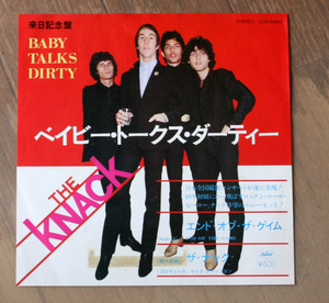 国内盤 The Knack - Baby Talks Dirty / EP / Power Pop, New Wave, パワーポップ, ニューウェイヴ