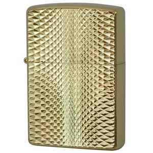 Zippo ジッポライター ダイアモンドカット 金メッキ 両面加工 Diamond Cut ゴールドタンク A