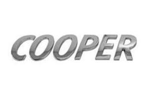 BMWMINI　R55、R56、R57　クーパー用純正品　 BMWミニ　「COOPER」エンブレムOE番号：51142755617