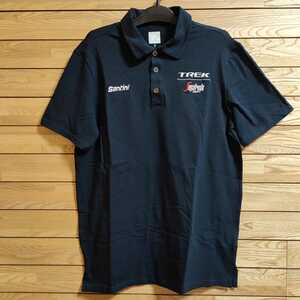 支給品　ポロシャツ　TREK Segafredo　サイクルジャージ　トレック　紺　BONTRAGER　ボントレガー　SRAM　Splunk　SMS　Santini　　Tシャツ