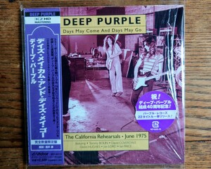 紙ジャケット CD ディープ・パープル / デイズ・メイ・カム・アンド・デイズ・メイ・ゴー DEEP PURPLE 帯付 中古