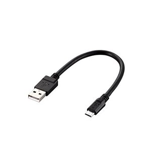 メール便発送 エレコム microUSBケーブル 2A出力 スタンダード 通信・充電 0.2m ブラックMPA-AMB2U02BK