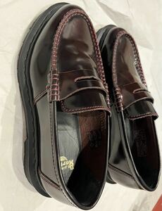 新品未使用 Dr.Martens PENTON ローファー チェリーレッド UK6 25cmサイズ ドクターマーチン 箱あり 送料込 レディース25cm