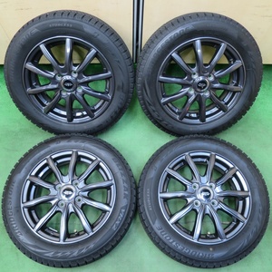 [送料無料]バリ溝 22年 綺麗 9分★スタッドレス 155/65R14 ブリヂストン ブリザック VRX2 TEAD テッド 14インチ PCD100/4H★5010606イス