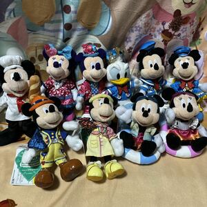 新品未使用☆ディズニー☆ミッキー＆ミニーぬいぐるみバッジまとめ売りしちゃいます(*´`*)ノ