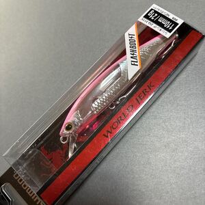 【新品 未使用】 シマノ ワールドジャーク 110 フラッシュブースト SHIMANO WORLD JERK 110 FBT Nピンクシルバー