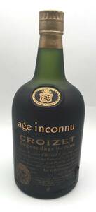 10756K☆CROIZET Ｄ’AGE INCONNU クロアーゼ アージュ アンコニュ コニャック ブランデー 700ml 