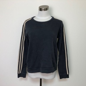 N463□adidasグレー系 スウェット　綿100% S