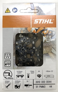 STIHL（スチール） ピコマイクロミニ3 （PMM3） 30cm ソーチェン 3/8P No.36100000044 ガイドバー30cm用