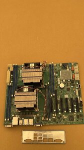 ジャンク現状BIOS起動済 少し錆カビあり★Supermicro X10DRL-i サーバー用マザーボード CPUとメモリ付属 HDD無しp2401271