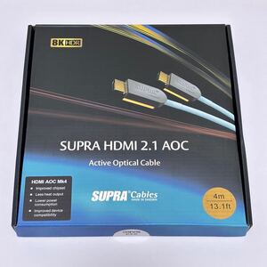 SAEC SUPRA HDMI 2.1 AOC HDMIケーブル 4m 光伝送方式 8K対応