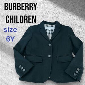 BURBERRY CHILDREN ジャケット　6Y ブラック　キッズ